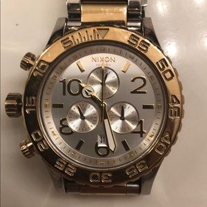Nixon two toned watch